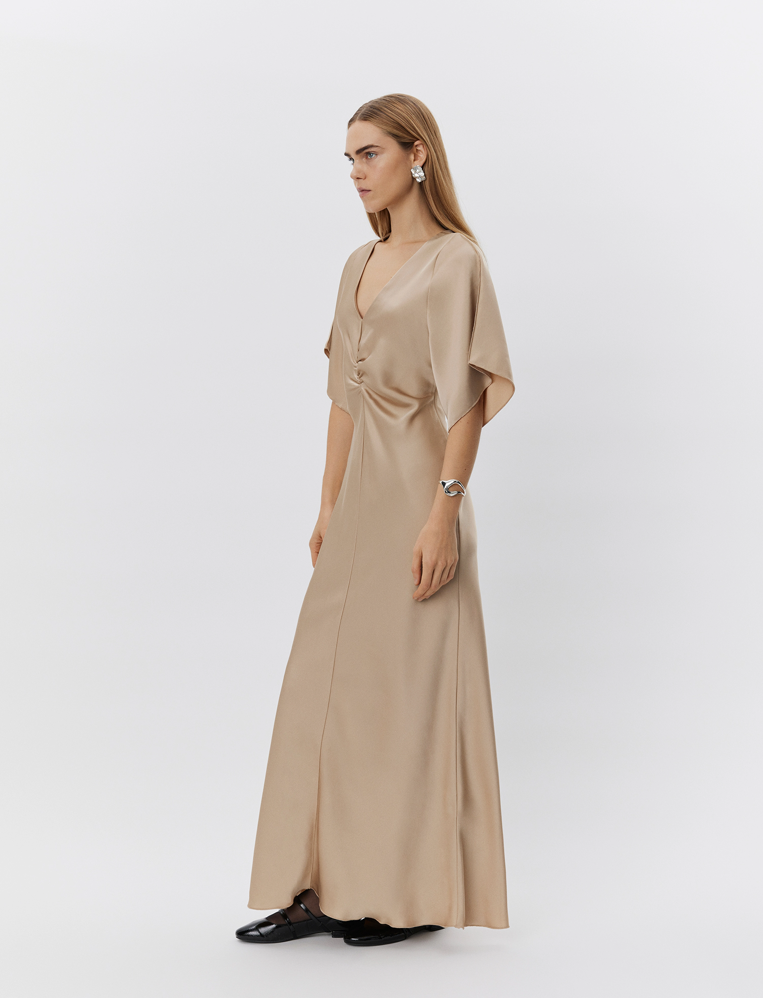 Sofie Schnoor - JULIETSW DRESS - aftonklänningar - camel - 5