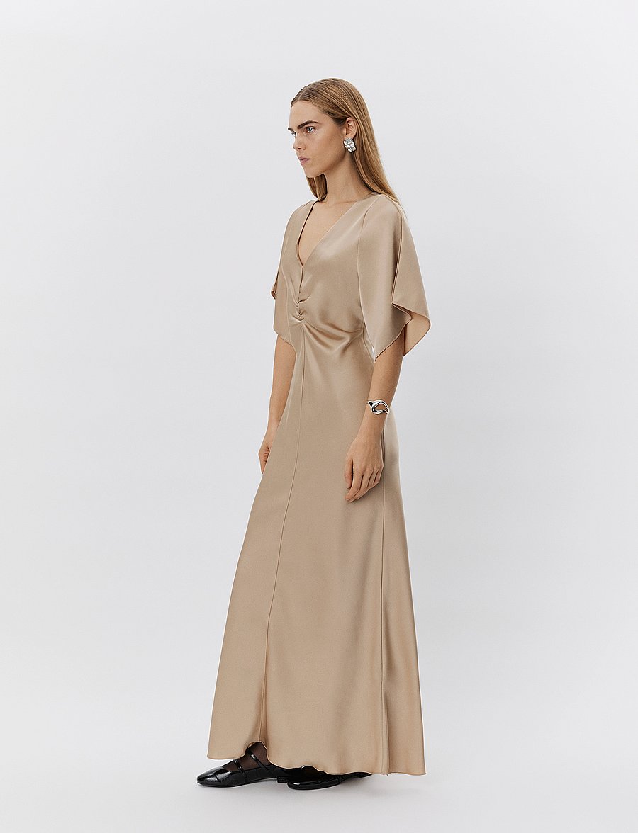 Sofie Schnoor - JULIETSW DRESS - abendkleider - camel - 5