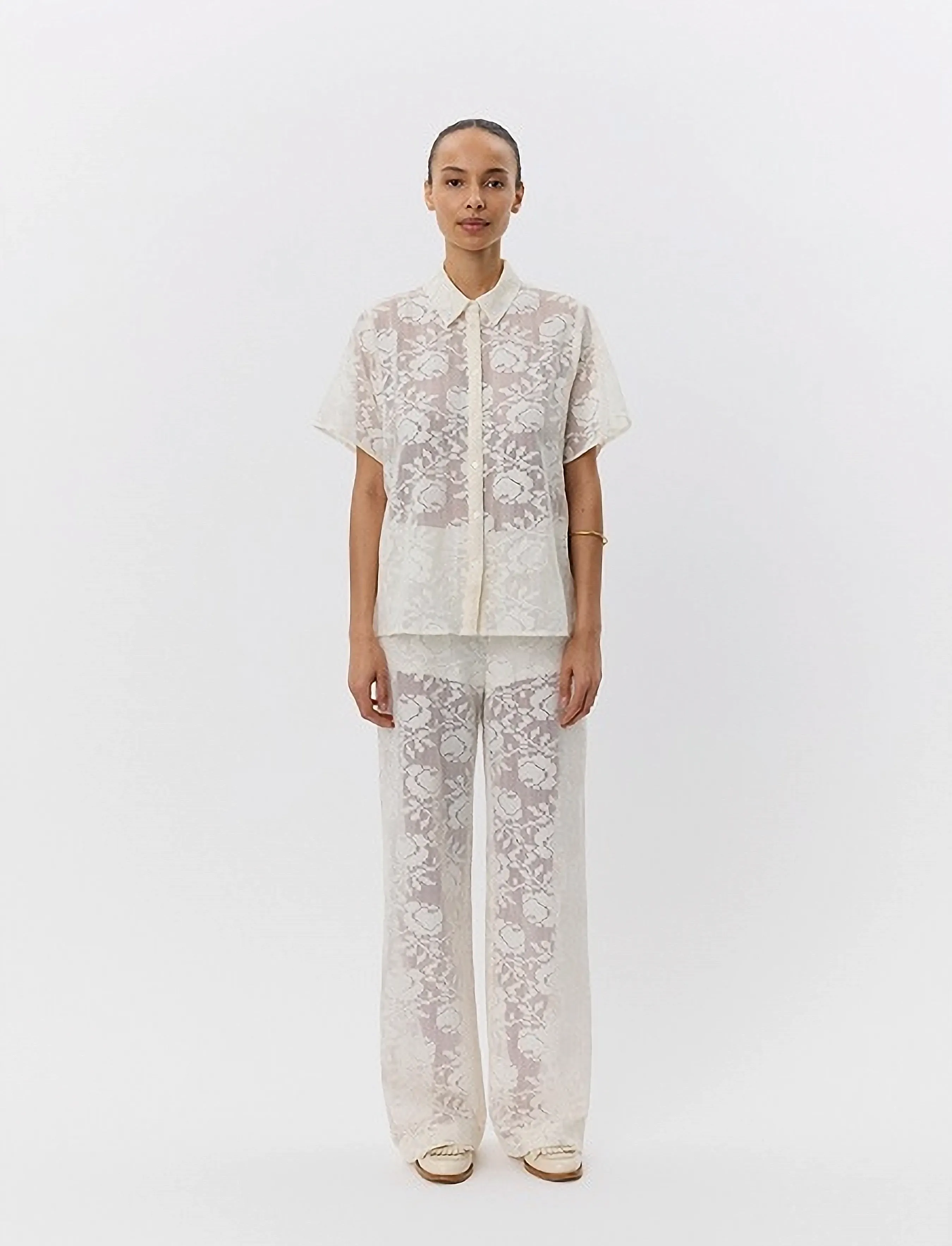 Sofie Schnoor - IVYSW TROUSERS - off white - 4