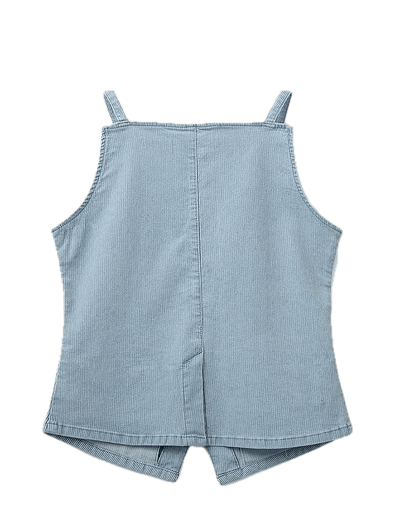 Sofie Schnoor - DEMISW VEST - denim-westen - light blue striped - 1