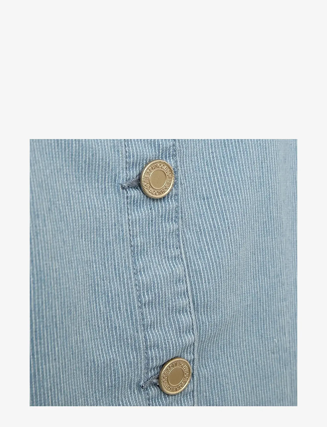 Sofie Schnoor - DEMISW VEST - denim-westen - light blue striped - 2