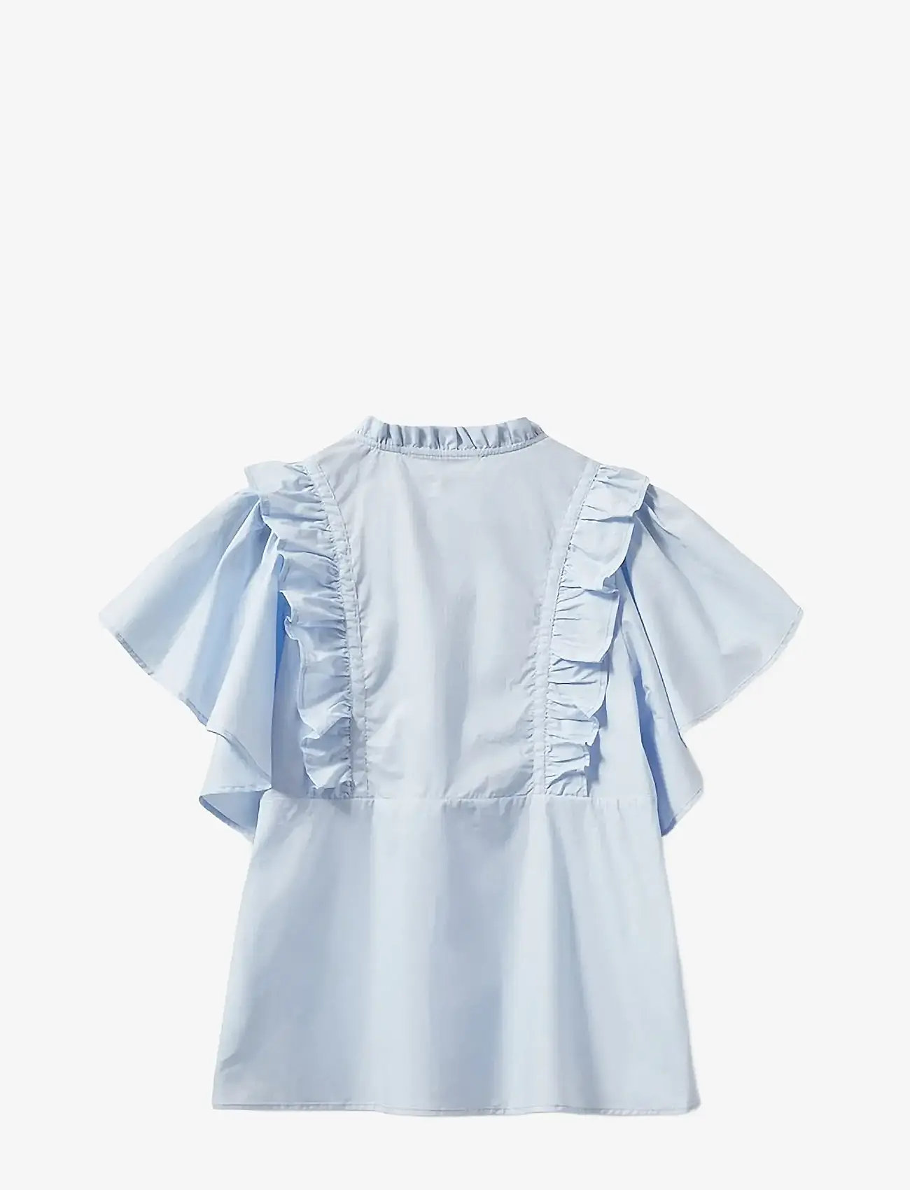 Sofie Schnoor - MERLYSW BLOUSE - kurzämlige blusen - light blue - 1