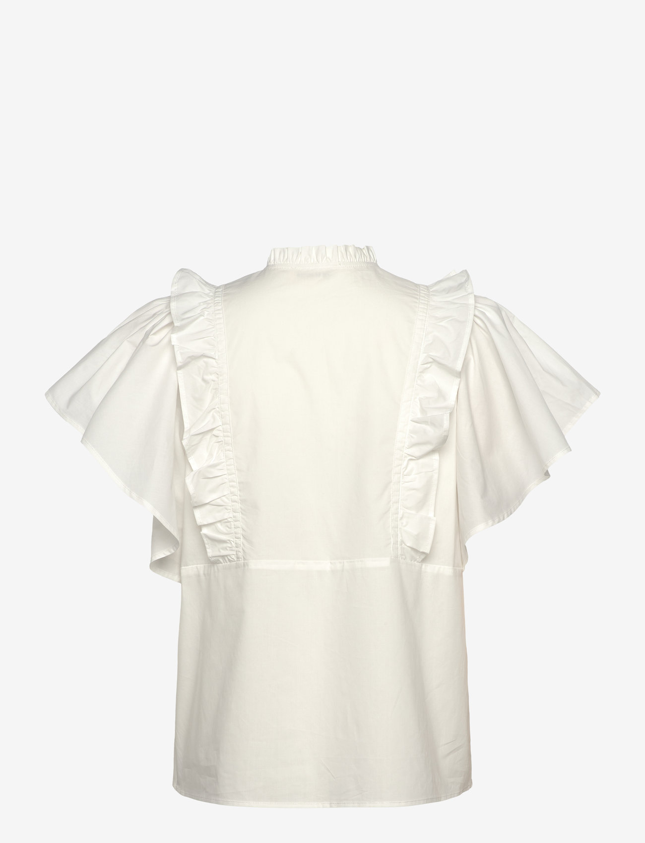 Sofie Schnoor - MERLYSW BLOUSE - kurzämlige blusen - off white - 2