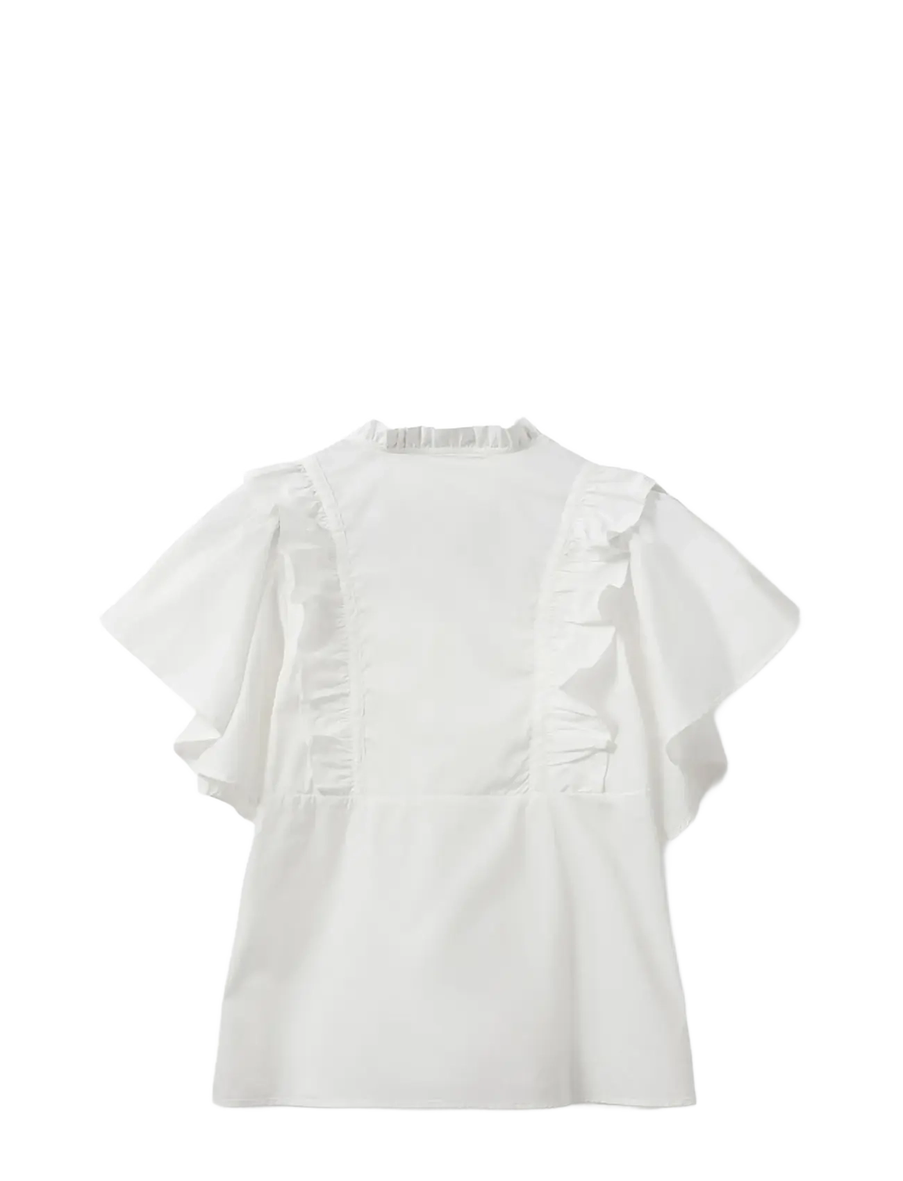 Sofie Schnoor - MERLYSW BLOUSE - short-sleeved blouses - off white - 3