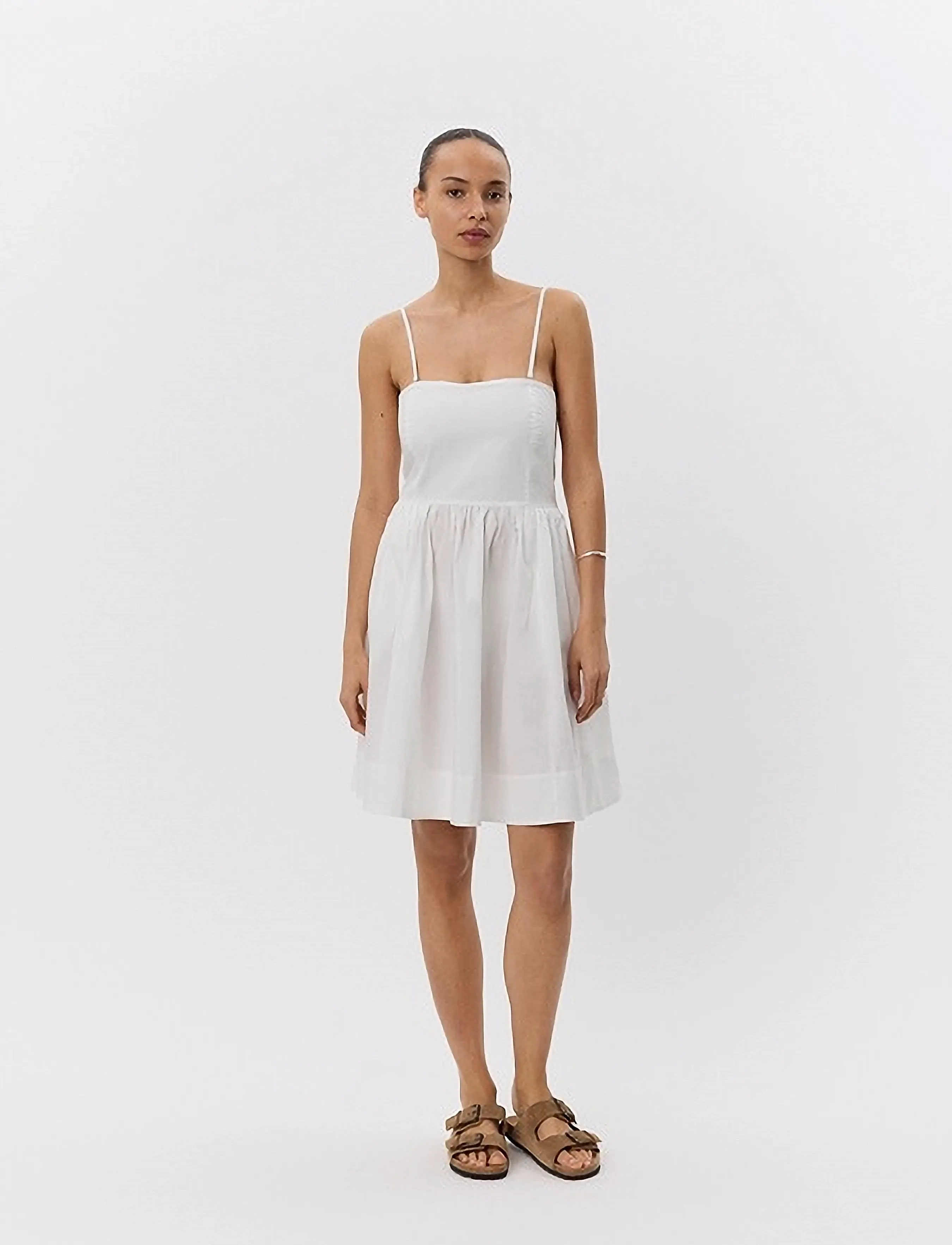 Sofie Schnoor Edithsw Dress, 40, White, Kjoler > Kort Kjole, Dame
