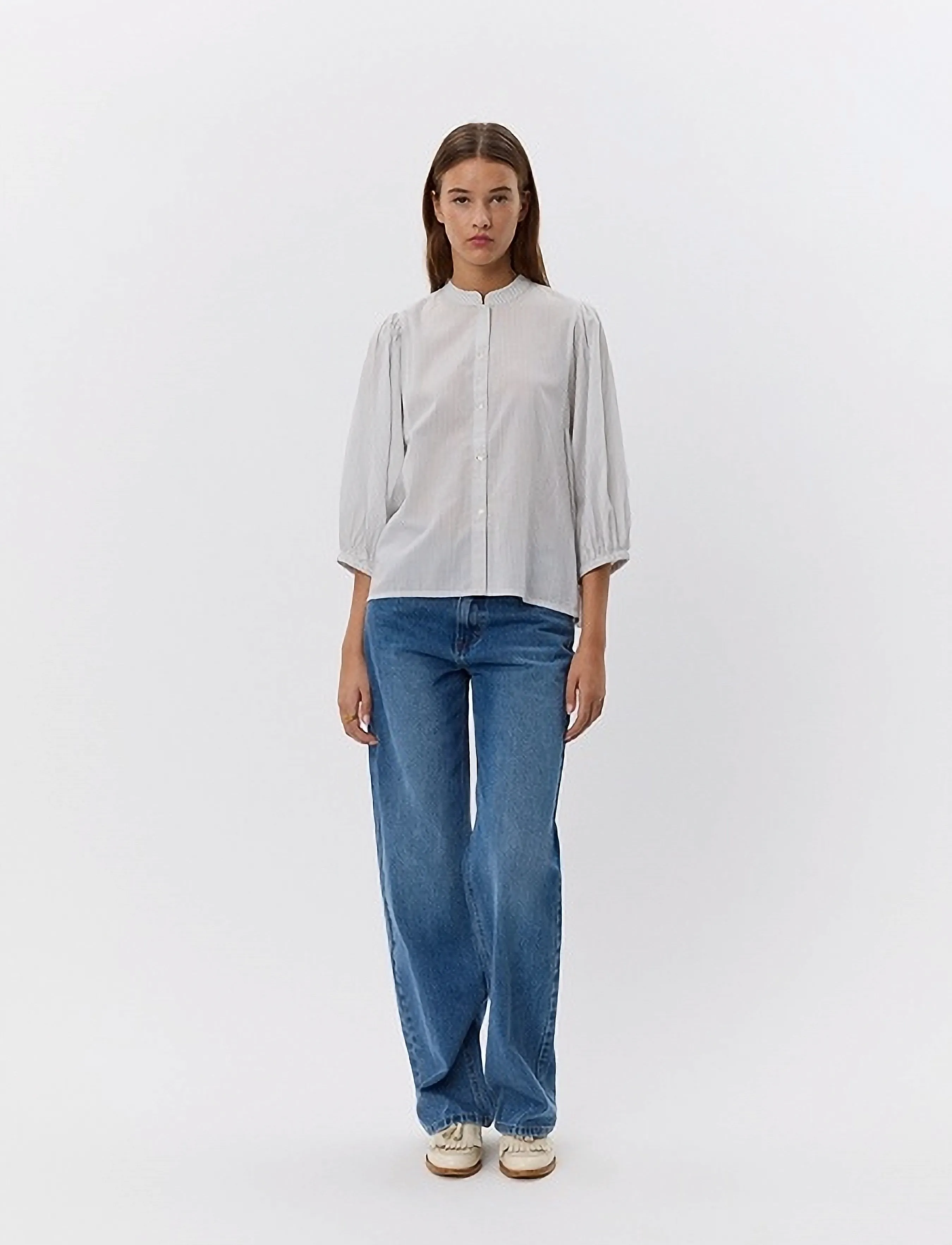 Sofie Schnoor Viljasw Shirt, 36, T-shirts & Oberteile, Blau - Short-sleeved, Frauen