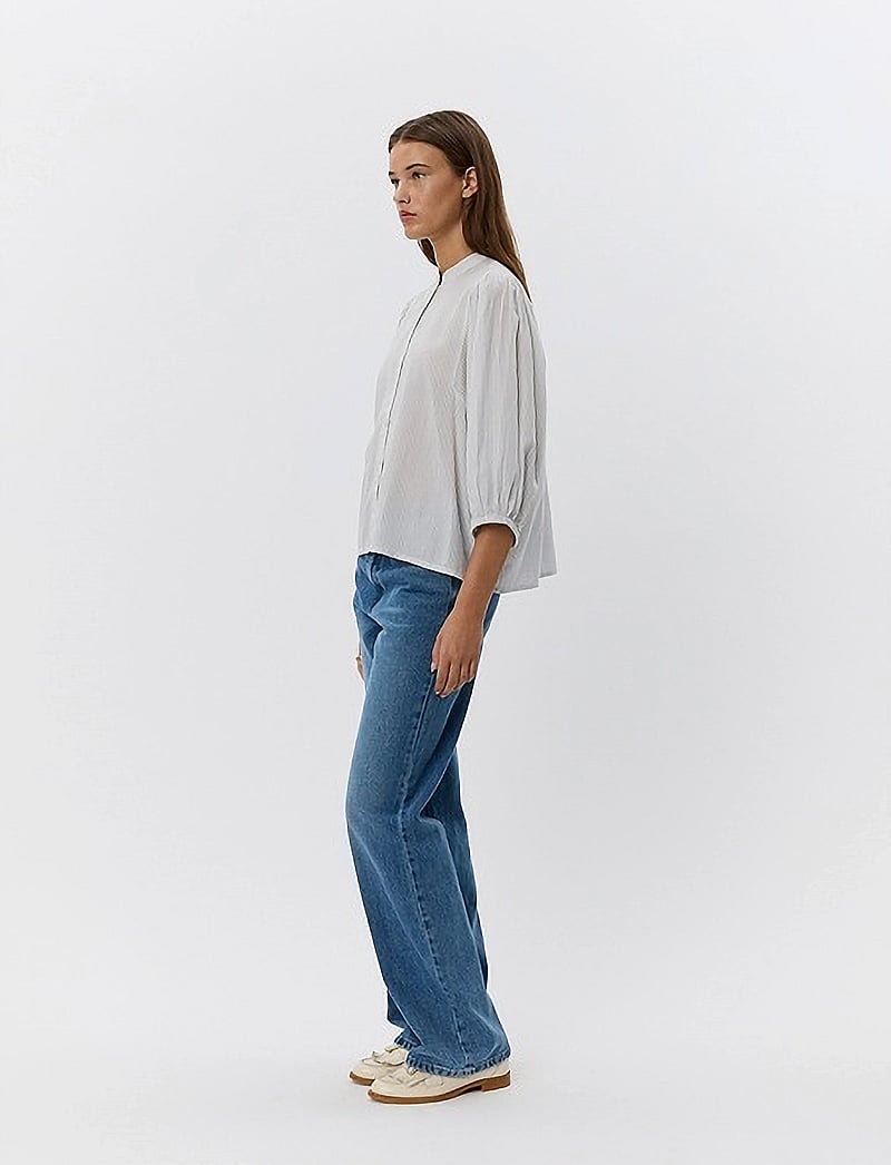 Sofie Schnoor - VILJASW SHIRT - blusen - off white - navy - 3