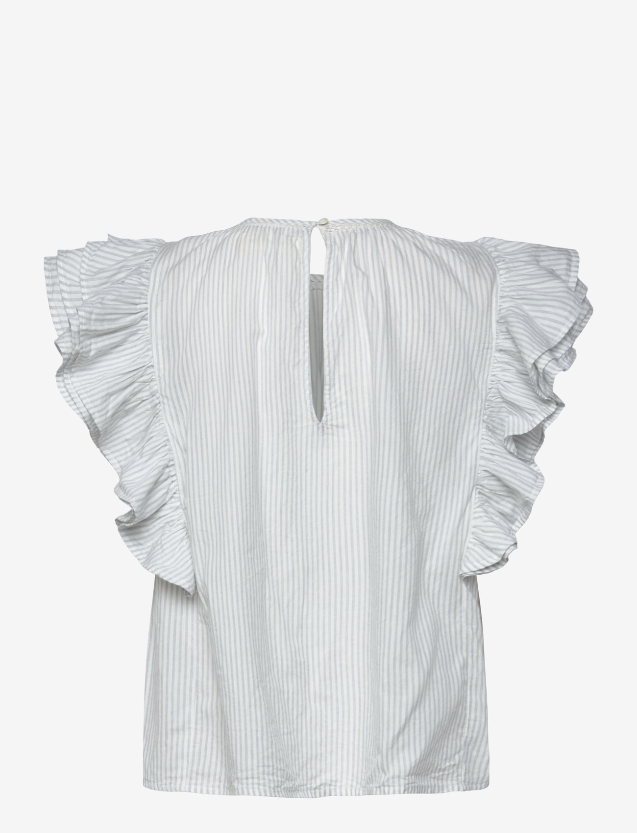 Sofie Schnoor - SAMARASW TOP - kortærmede bluser - off white - navy - 2