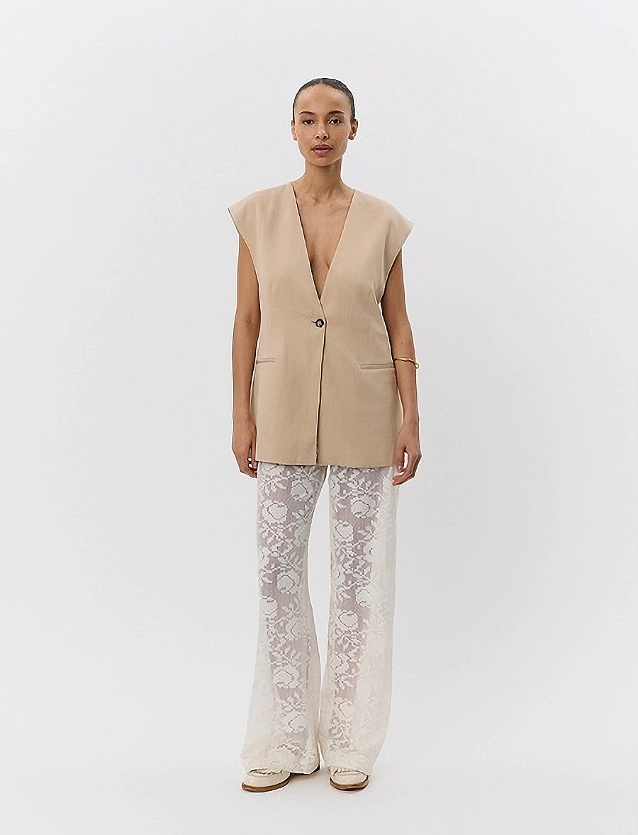 Sofie Schnoor - WALLISSW VEST - kostymvästar - nature - 0