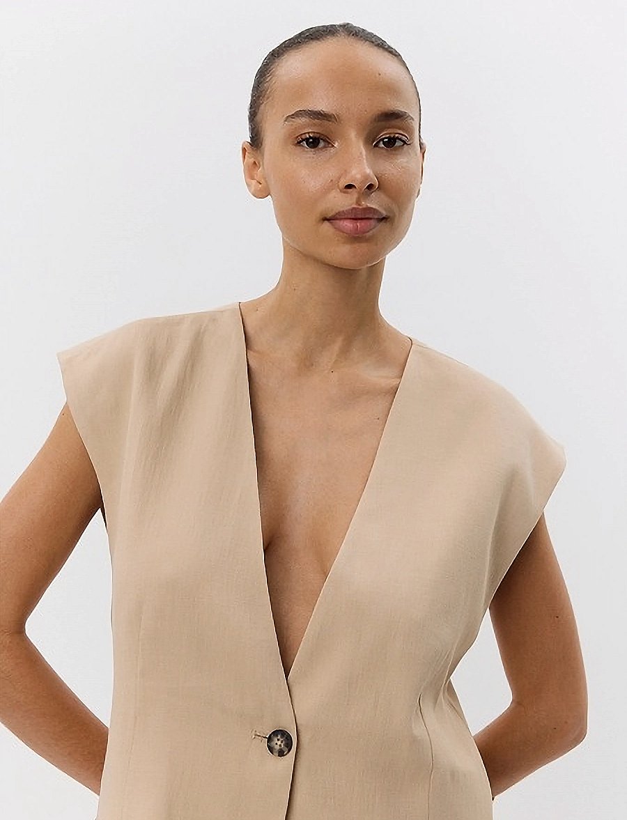 Sofie Schnoor - WALLISSW VEST - kostymvästar - nature - 5