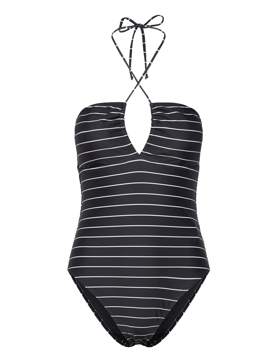 Sofie Schnoor - CHELLESW SWIMSUIT - badedragter - black striped - 1