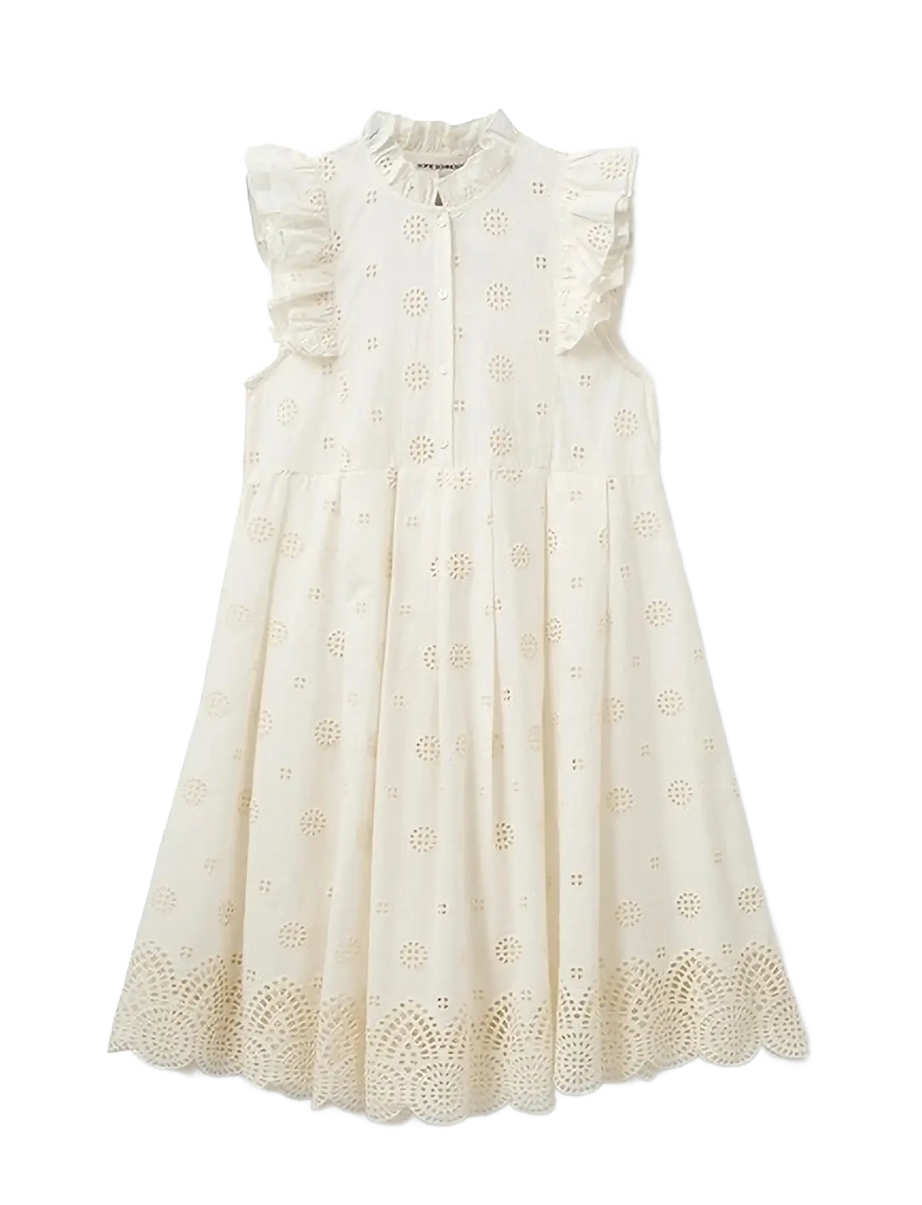 SOFIE SCHNOOR Helenasw Kleid Cream - 38 - Damen