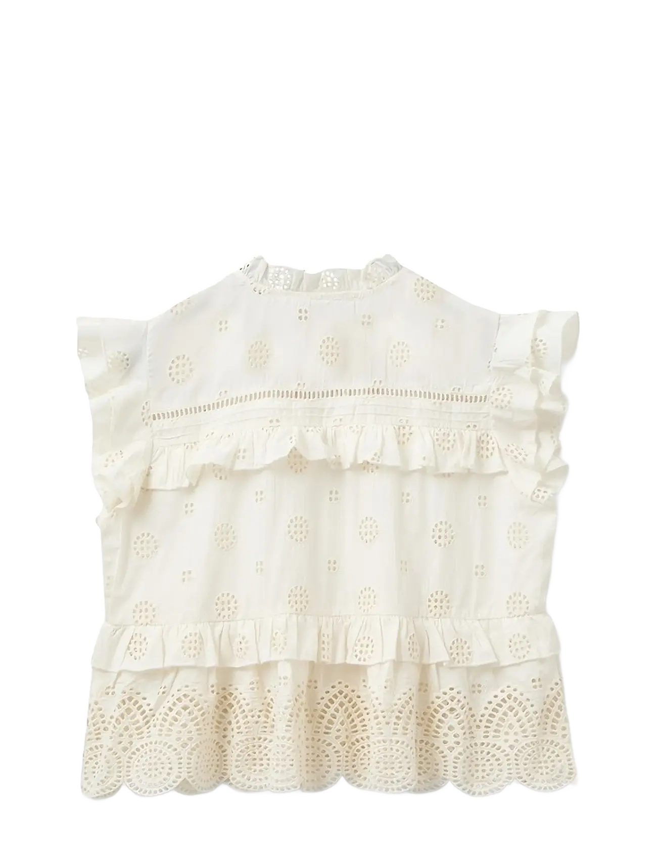 Sofie Schnoor - HAZELSW TOP - blūzes bez piedurknēm - off white - 2