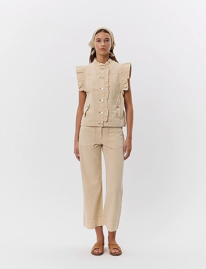 Sofie Schnoor - TOULOUSESW JEANS - laia säärega teksad - beige - 4