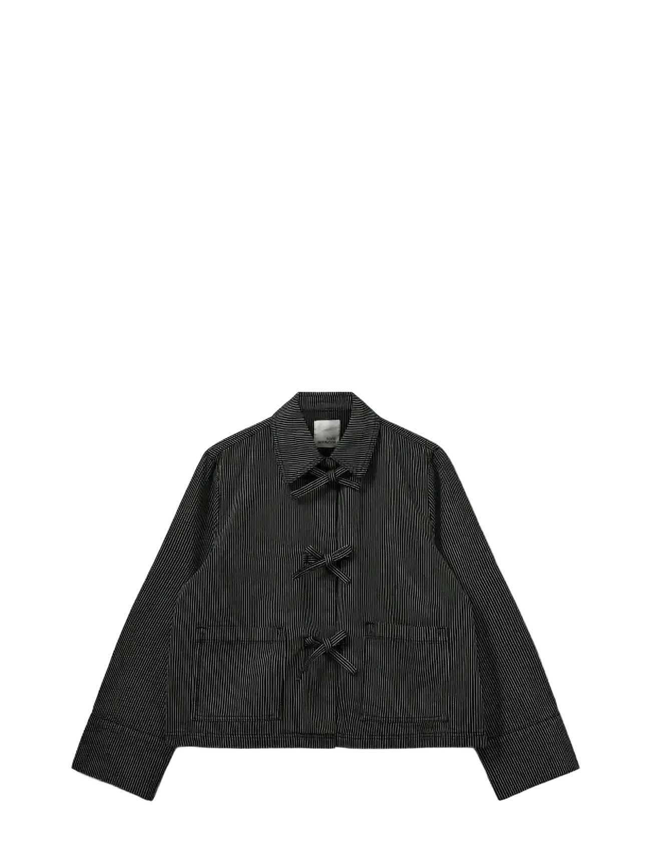 Sofie Schnoor MARLOSW JACKET - Light Jackets - BLACK STRIPED / grey