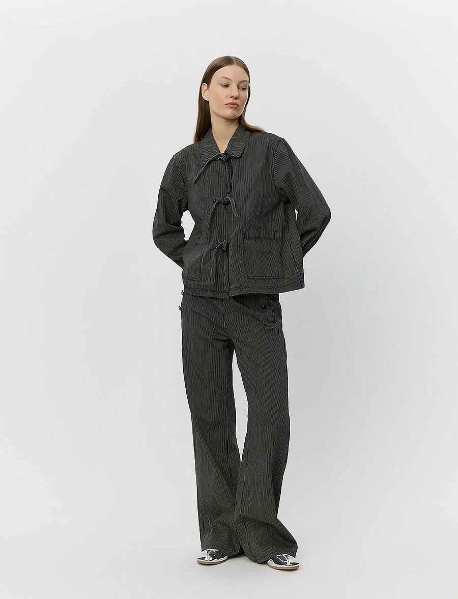 Sofie Schnoor - MARLOSW JACKET - frühlingsjacken - black striped - 0