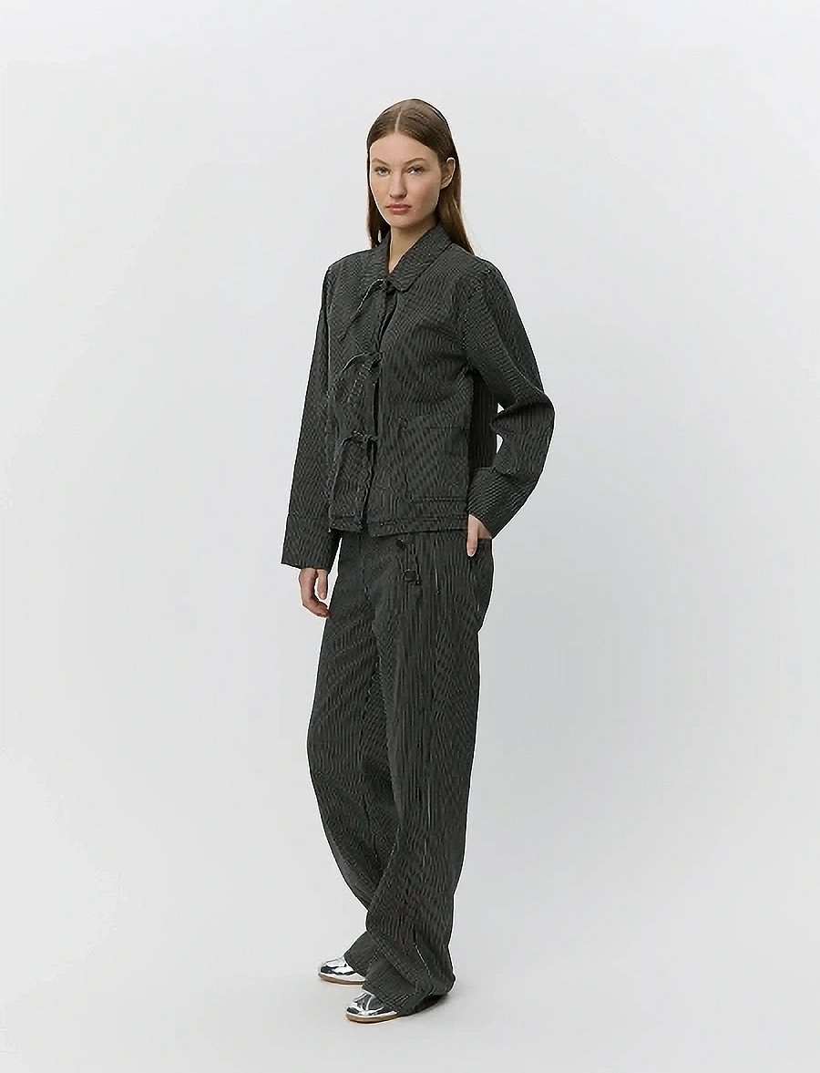 Sofie Schnoor - MARLOSW JACKET - frühlingsjacken - black striped - 4