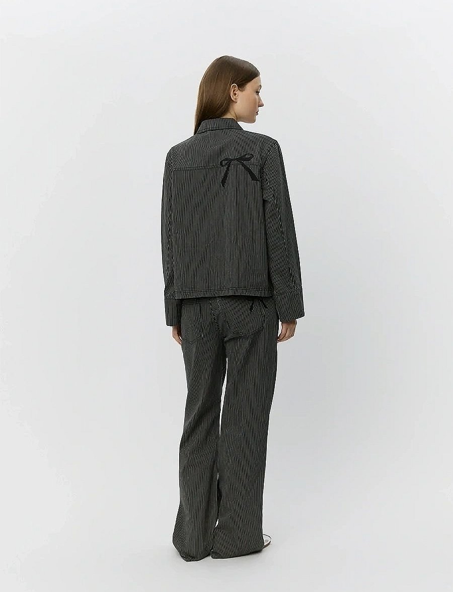 Sofie Schnoor - MARLOSW JACKET - frühlingsjacken - black striped - 5
