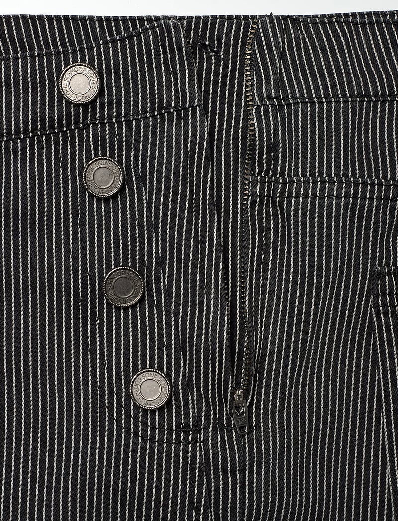 Sofie Schnoor - LYONSW TROUSERS - wide leg trousers - black striped - 2