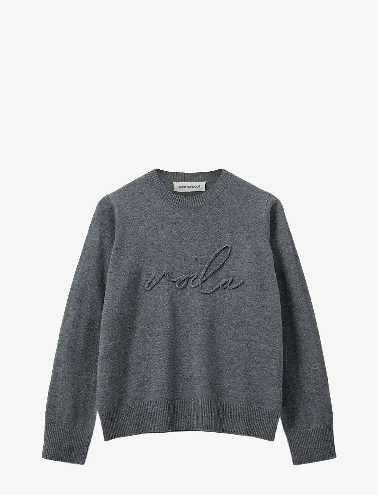Sofie Schnoor - MINNIKSW SWEATER - herbstliche kleidung - grey melange - 1