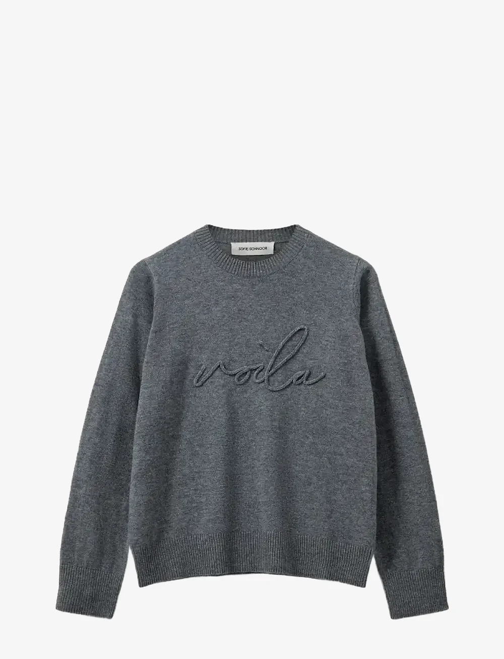 Sofie Schnoor - MINNIKSW SWEATER - striktrøjer - grey melange - 1