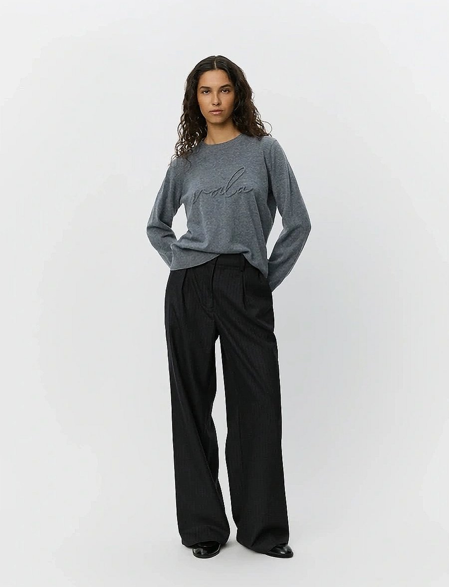 Sofie Schnoor - MINNIKSW SWEATER - kampsunid - grey melange - 0