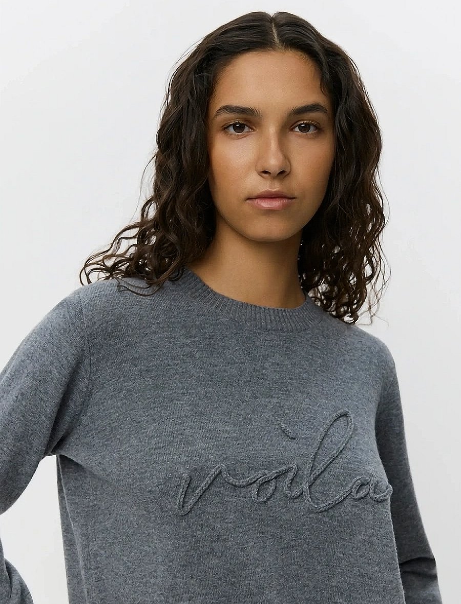 Sofie Schnoor - MINNIKSW SWEATER - kampsunid - grey melange - 5