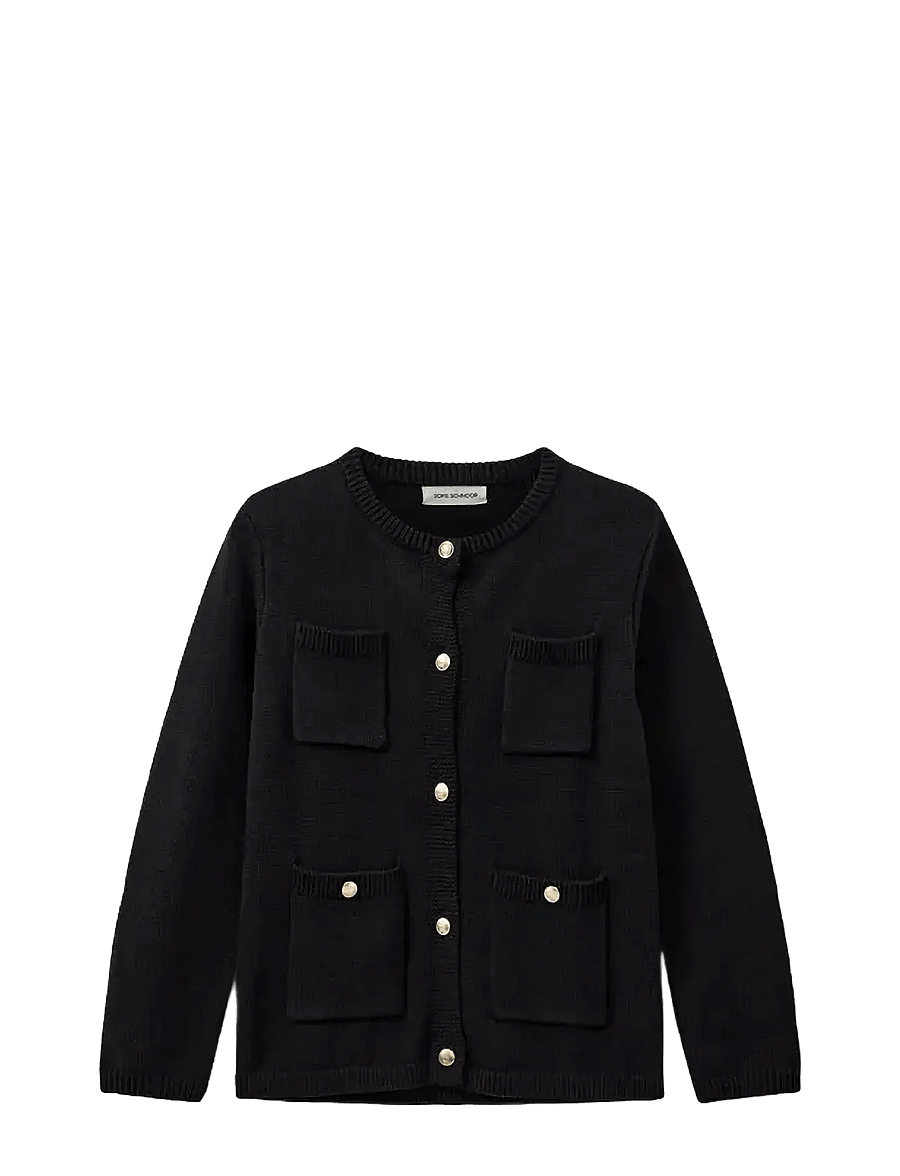 Sofie Schnoor - CLAIRESW CARDIGAN - strickjacken - black - 1