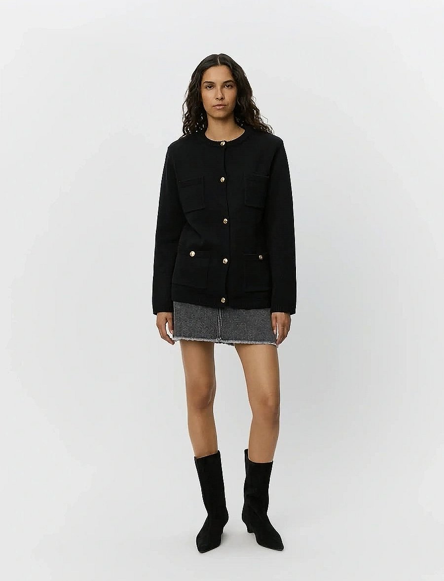 Sofie Schnoor - CLAIRESW CARDIGAN - strickjacken - black - 0
