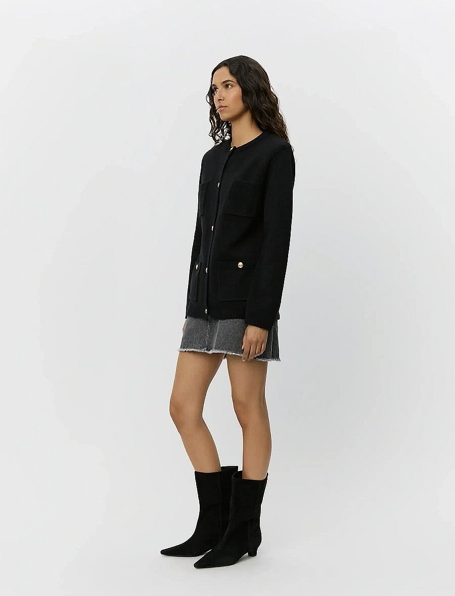 Sofie Schnoor - CLAIRESW CARDIGAN - strickjacken - black - 3