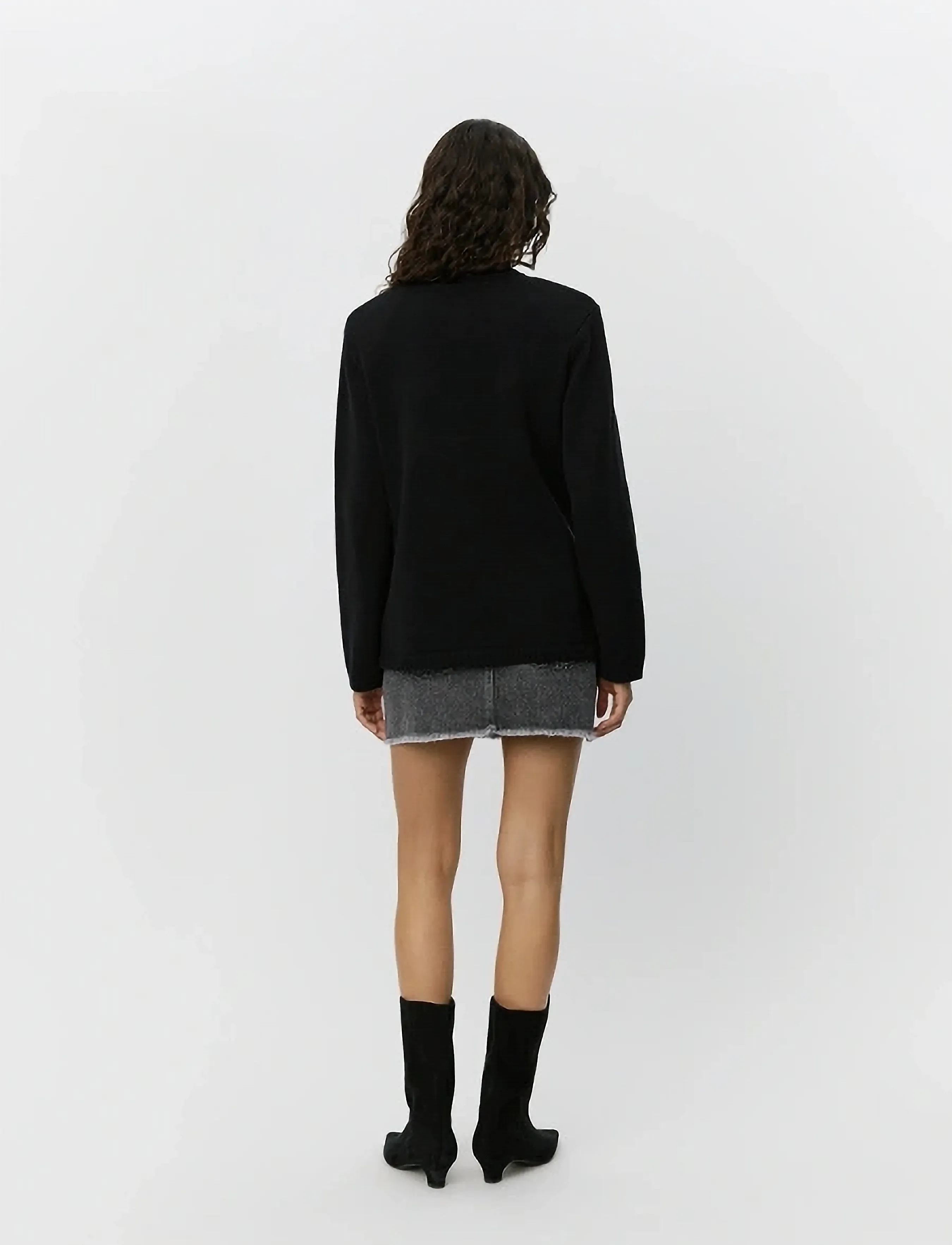 Sofie Schnoor - CLAIRESW CARDIGAN - cardigans - black - 4