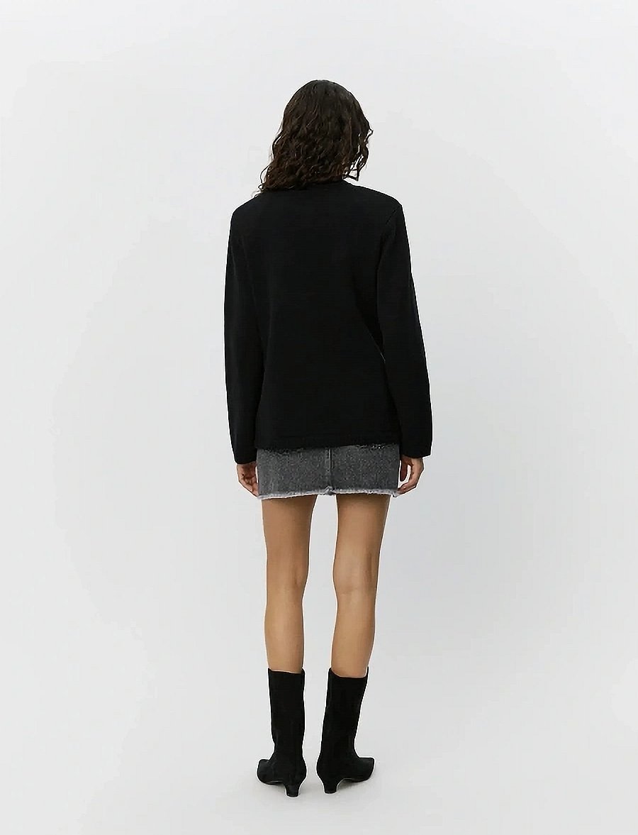 Sofie Schnoor - CLAIRESW CARDIGAN - strickjacken - black - 4