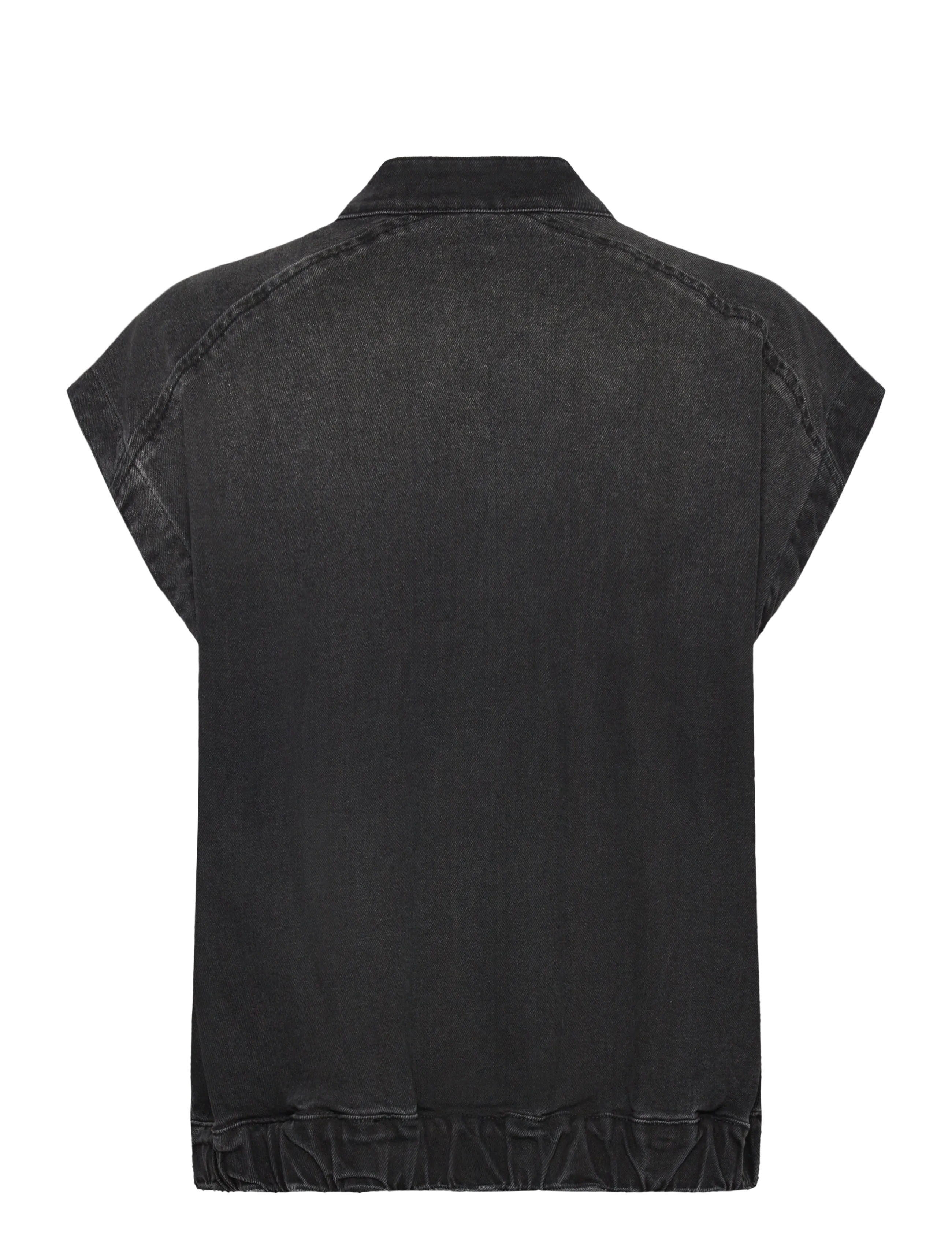 Sofie Schnoor - VEGASW VEST - teksavestid - washed black - 1
