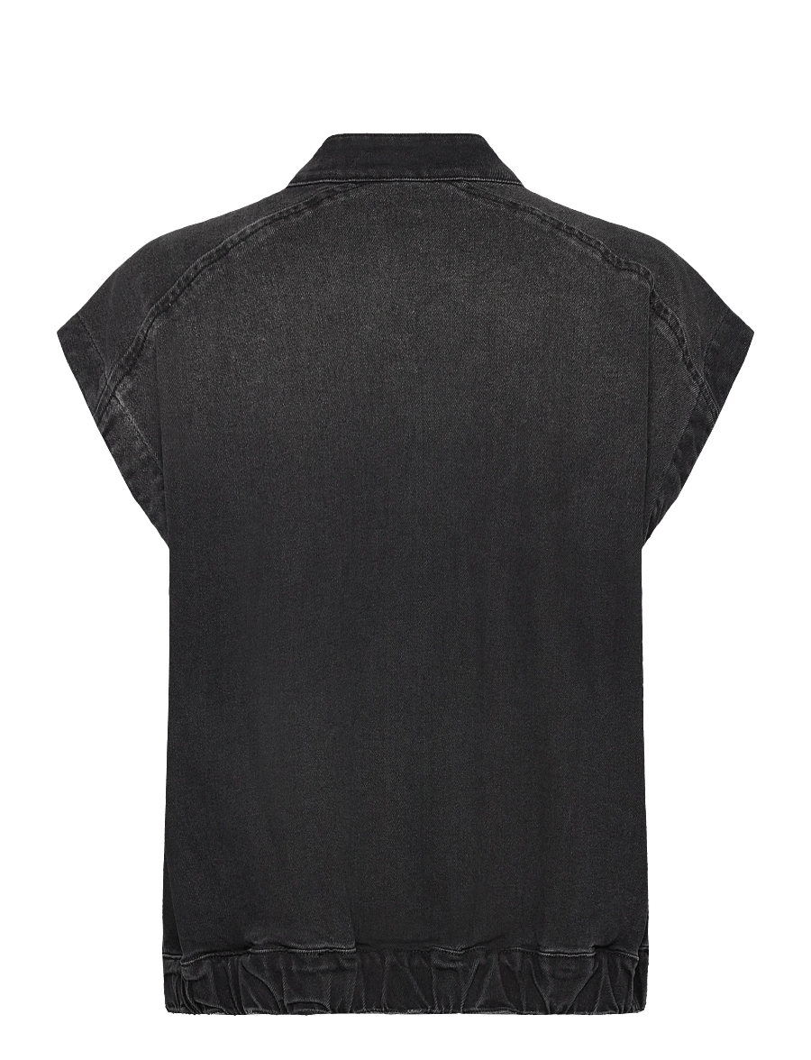 Sofie Schnoor - VEGASW VEST - denimveste - washed black - 1