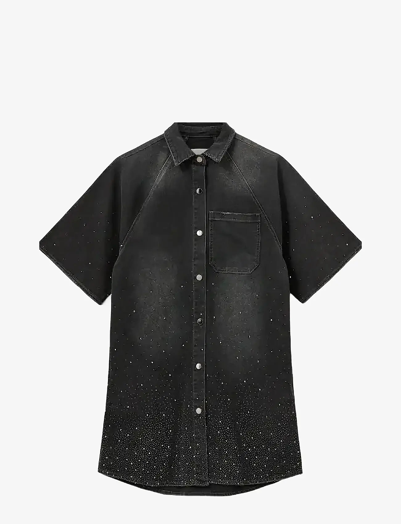 Sofie Schnoor - MAYSW DRESS - skjortklänningar - washed black - 1