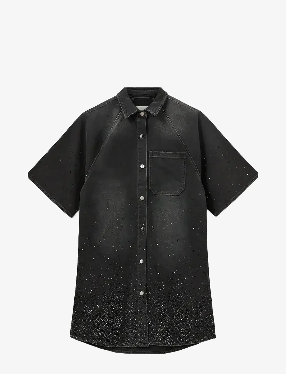 Sofie Schnoor - MAYSW DRESS - skjortklänningar - washed black - 1