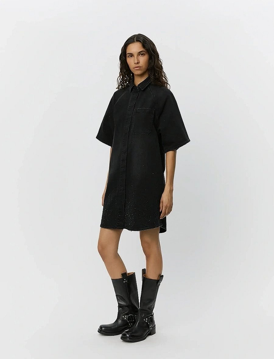Sofie Schnoor - MAYSW DRESS - särkkleidid - washed black - 3