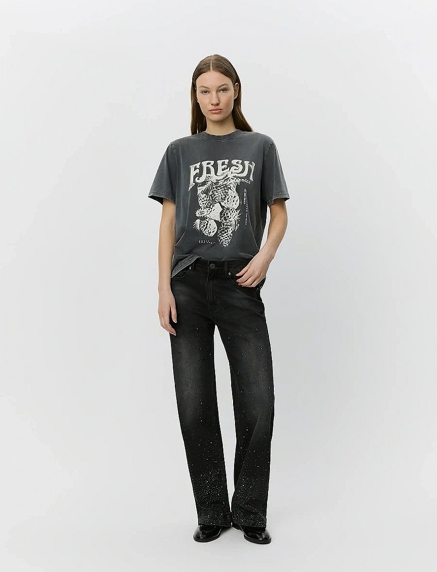 Sofie Schnoor - ParisSW Jeans - gerade jeans - washed black - 0