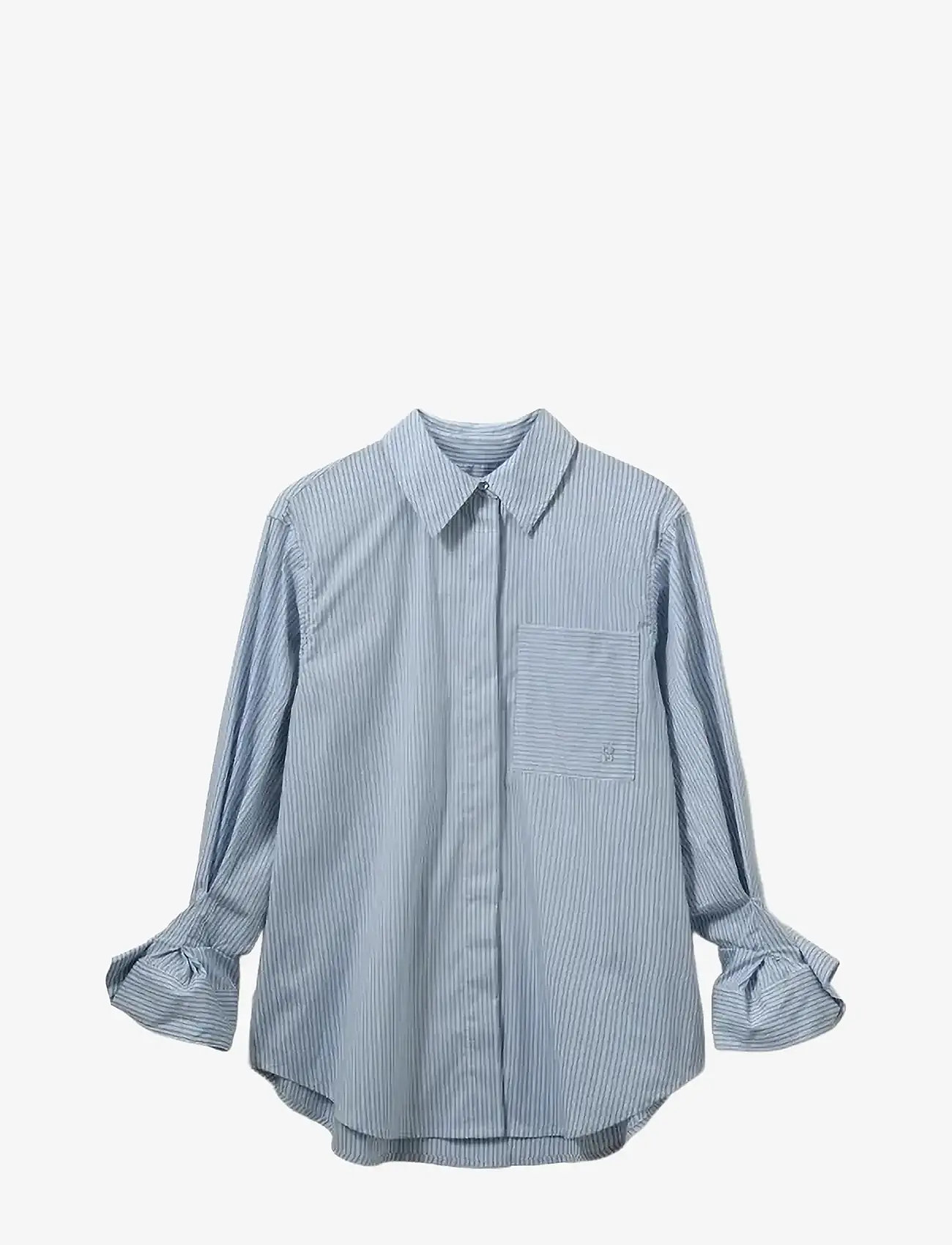 Sofie Schnoor - ABBYSW SHIRT - långärmade skjortor - blue striped - 1