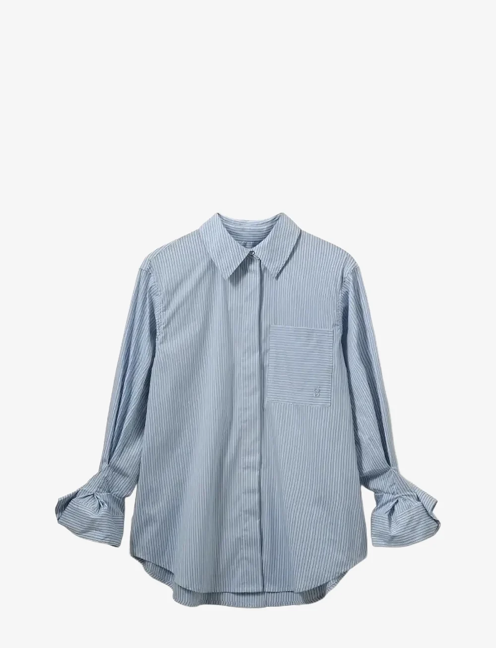 Sofie Schnoor - ABBYSW SHIRT - langärmlige hemden - blue striped - 1