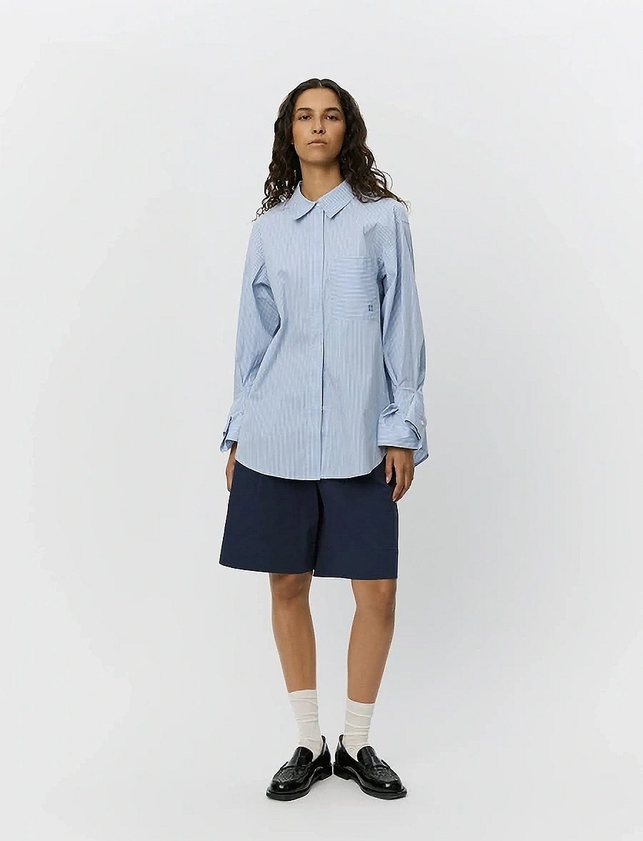 Sofie Schnoor - ABBYSW SHIRT - blue striped - 0