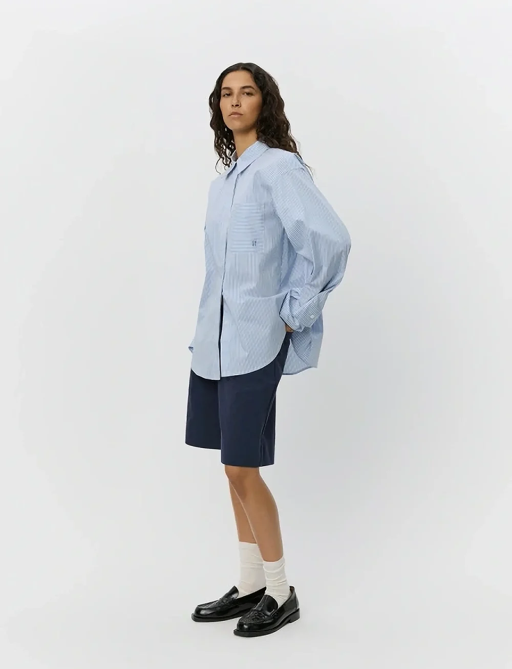 Sofie Schnoor - ABBYSW SHIRT - langärmlige hemden - blue striped - 3