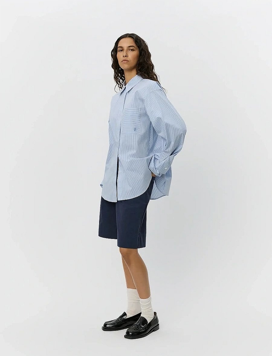 Sofie Schnoor - ABBYSW SHIRT - blue striped - 3