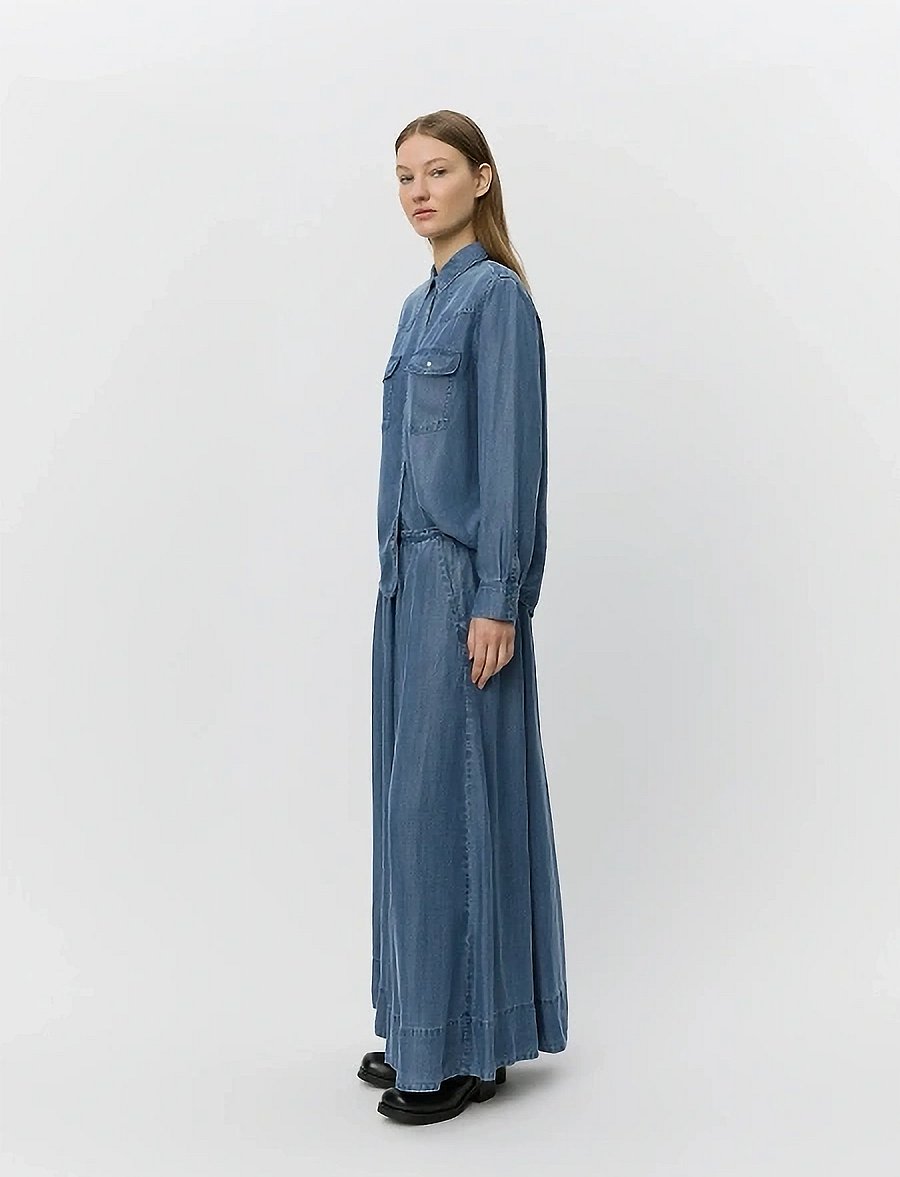 Sofie Schnoor - KATTIASW SKIRT - denimnederdele - denim blue - 3