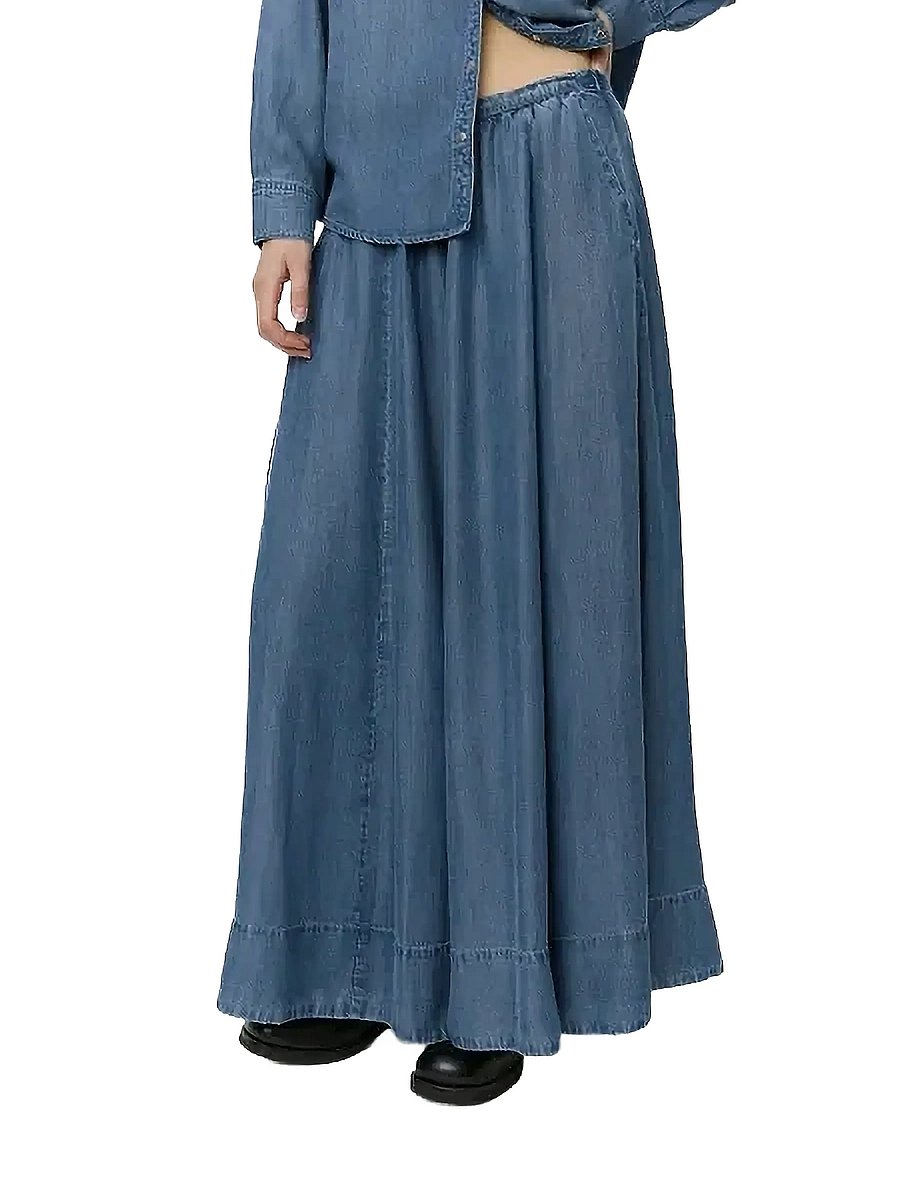 Sofie Schnoor - KATTIASW SKIRT - denimnederdele - denim blue - 5