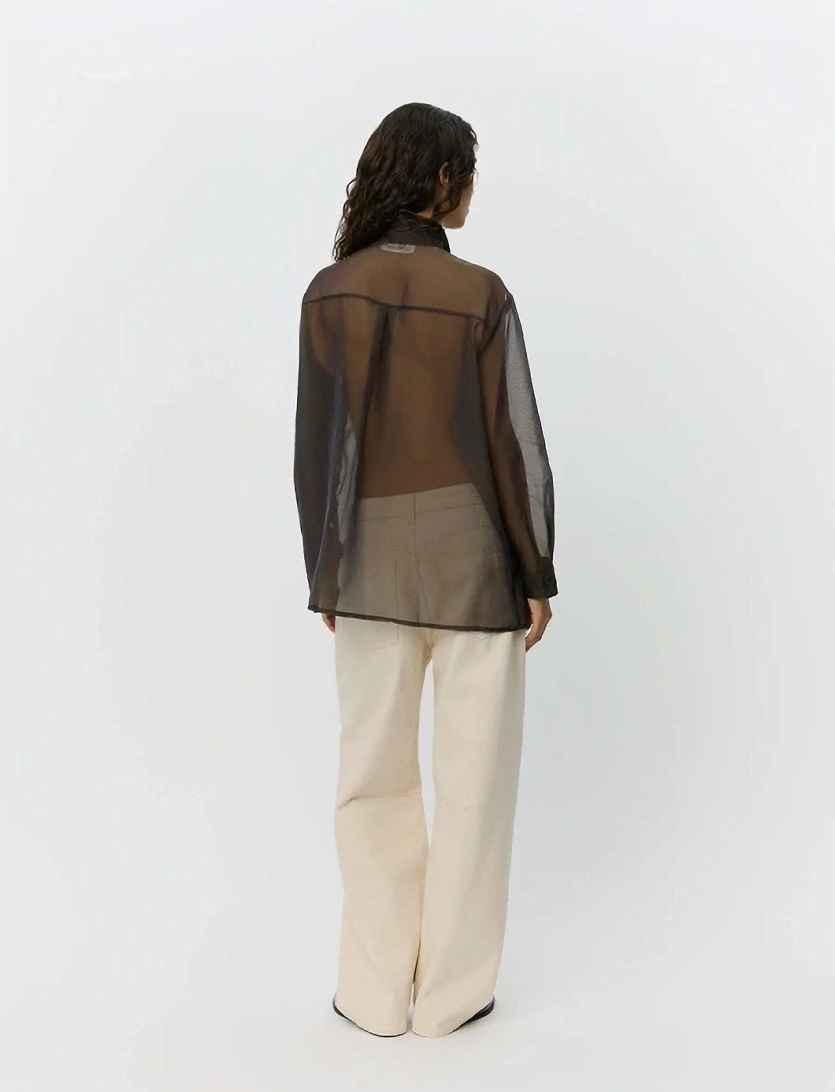 Sofie Schnoor - DONNASW SHIRT - långärmade skjortor - dark brown - 4