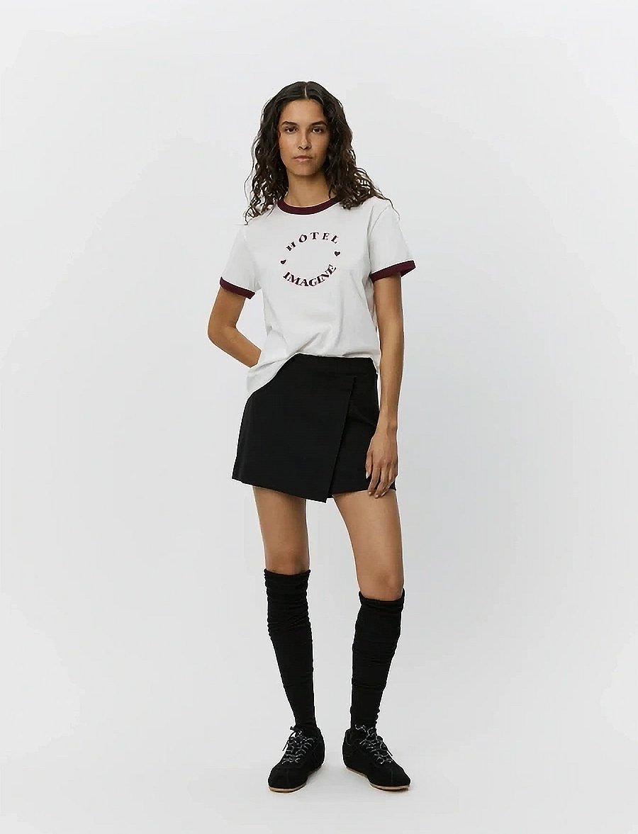 Sofie Schnoor - MAGGIESW T-SHIRT - t-shirts - plum - 0