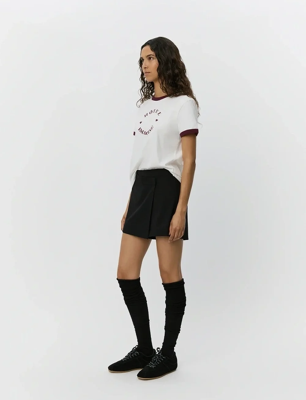 Sofie Schnoor - MaggieSW T-shirt - t-shirts - plum - 4