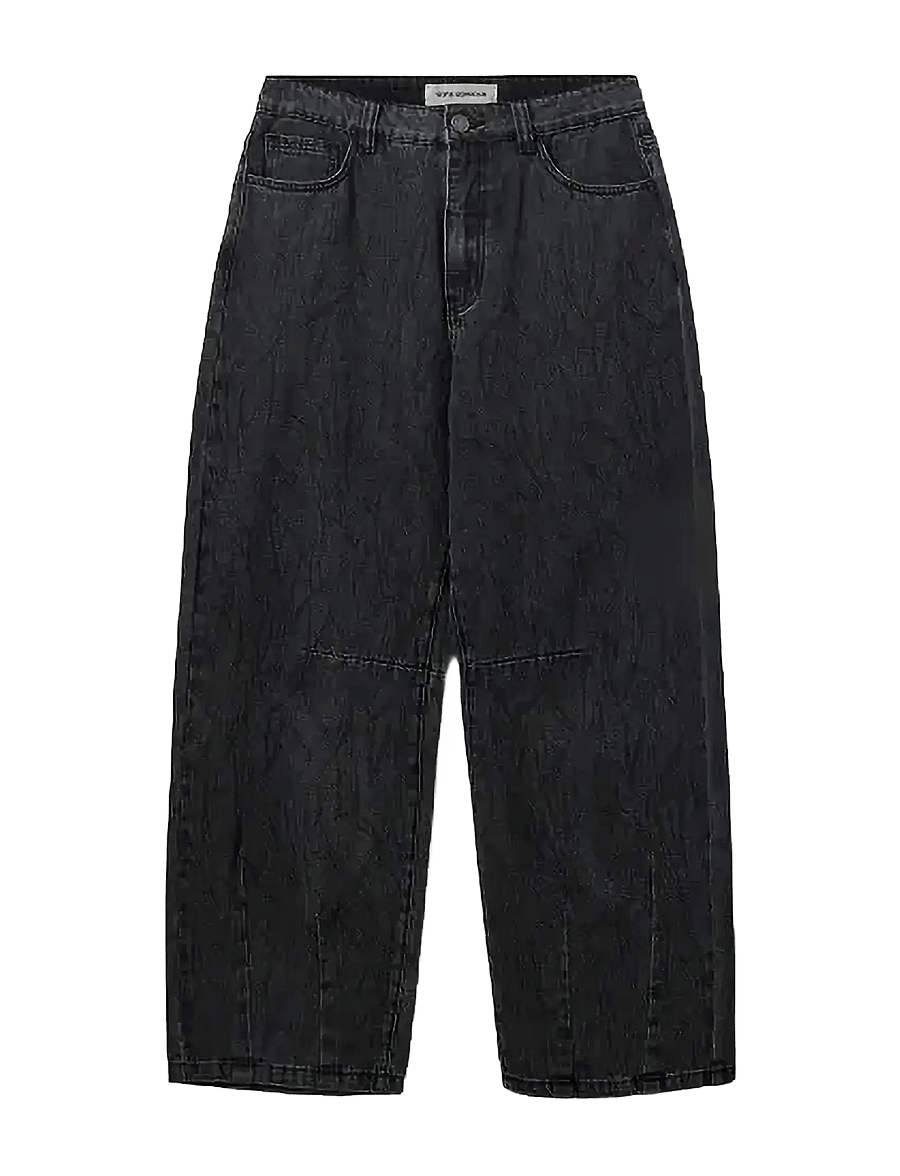 Sofie Schnoor - HAVANASW JEANS - hosen mit weitem bein - washed black - 1