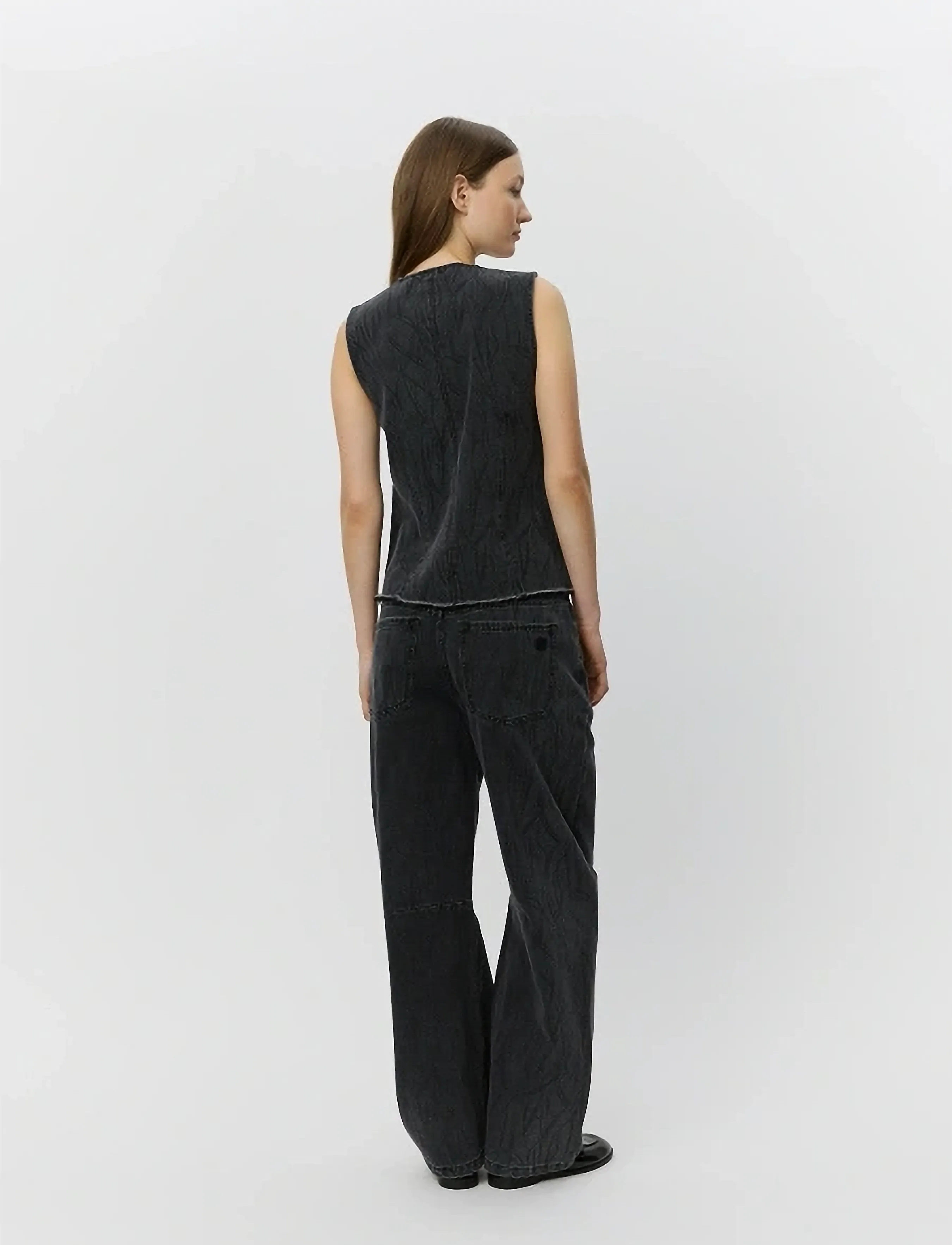 Sofie Schnoor - HAVANASW JEANS - laia säärega teksad - washed black - 4